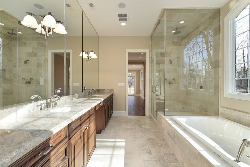 Bathroom Remodel Featuring Bathtub